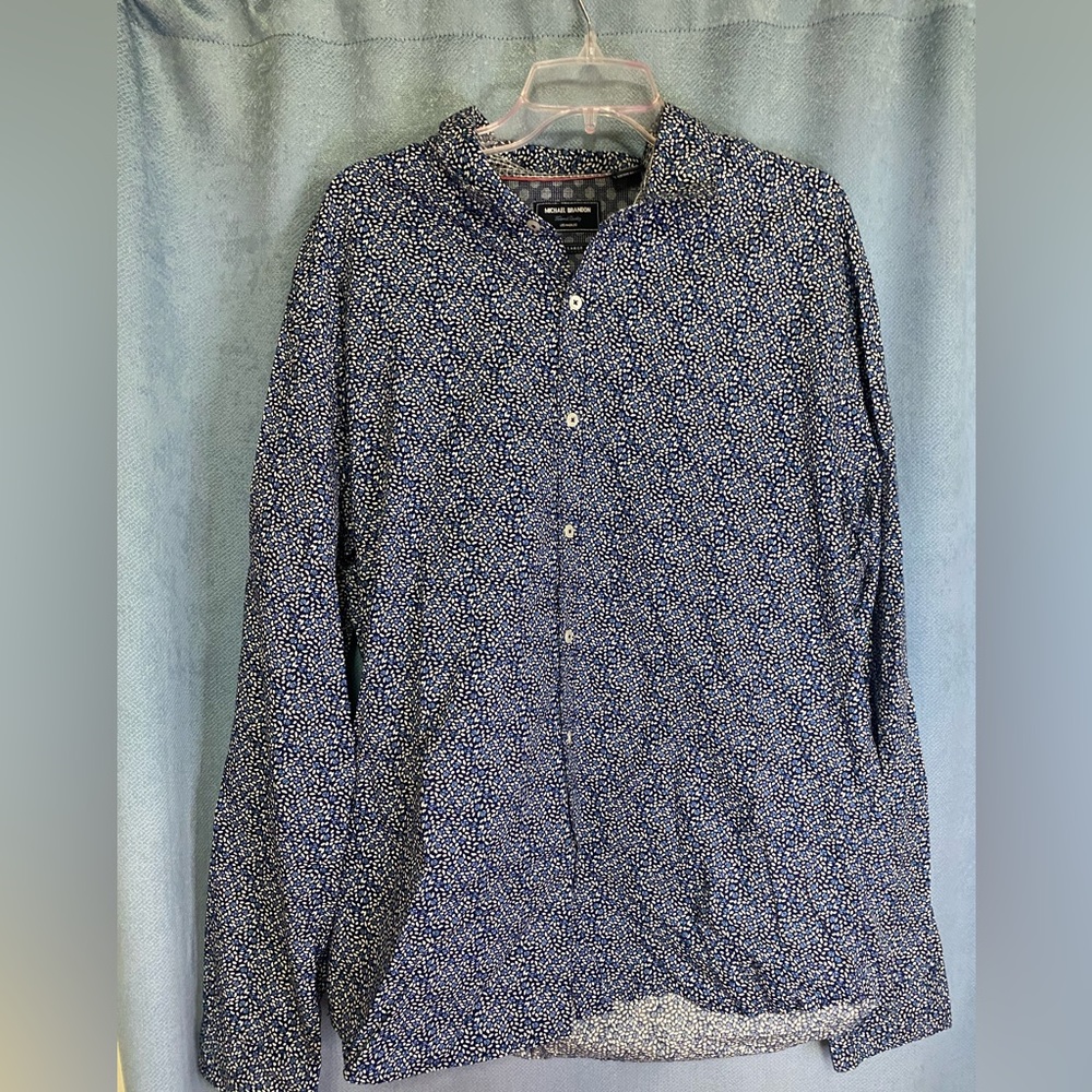 Micheal Brandon Tailored White Button Shirt